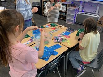 Students enjoying enrichment